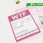 WTF Checklist Memo Pad